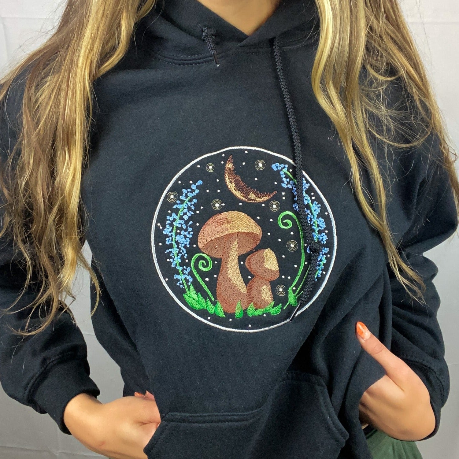 Nighttime Mushroom Sweatshirt