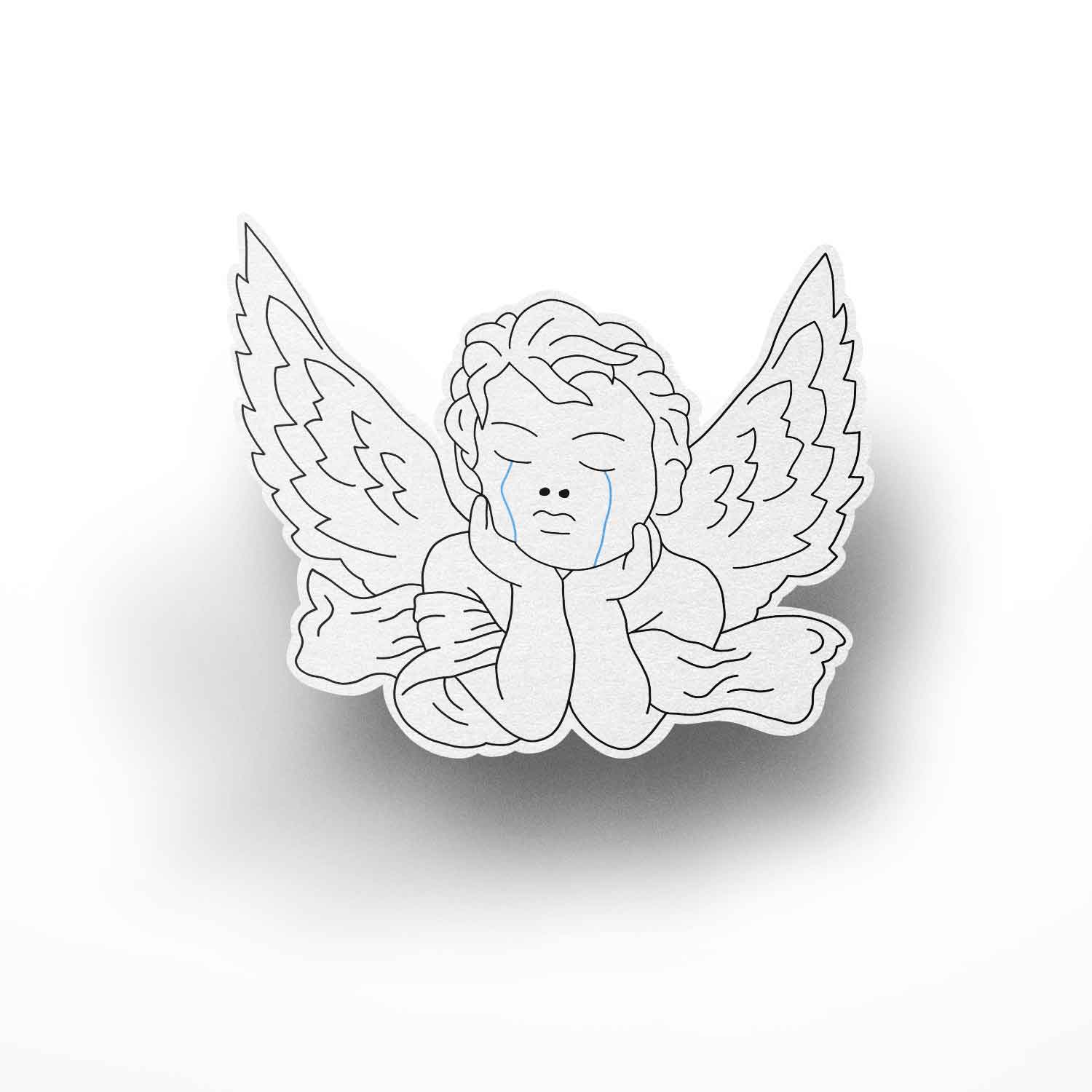Cherub Angel Sticker